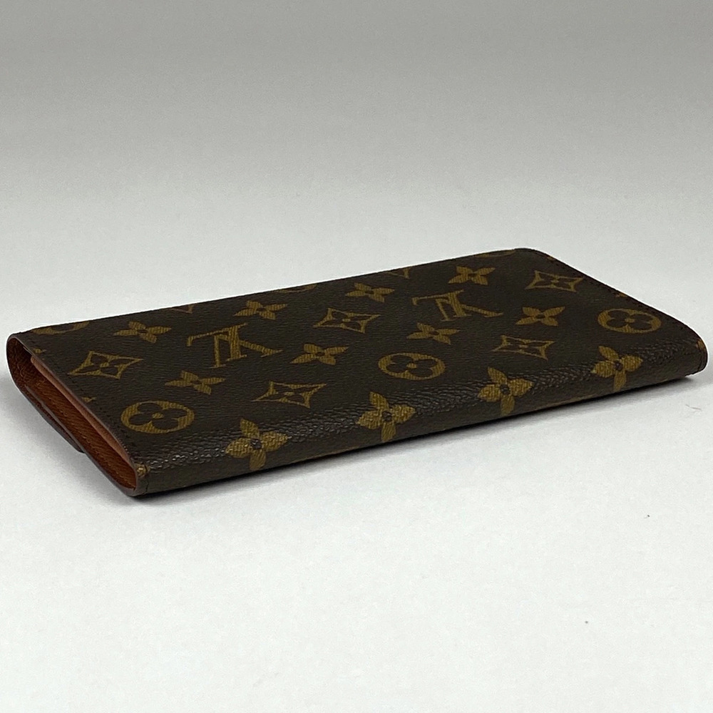 Louis Vuitton Monnaie Porte Wallet Long Credit Billfold Wallet fold Bi